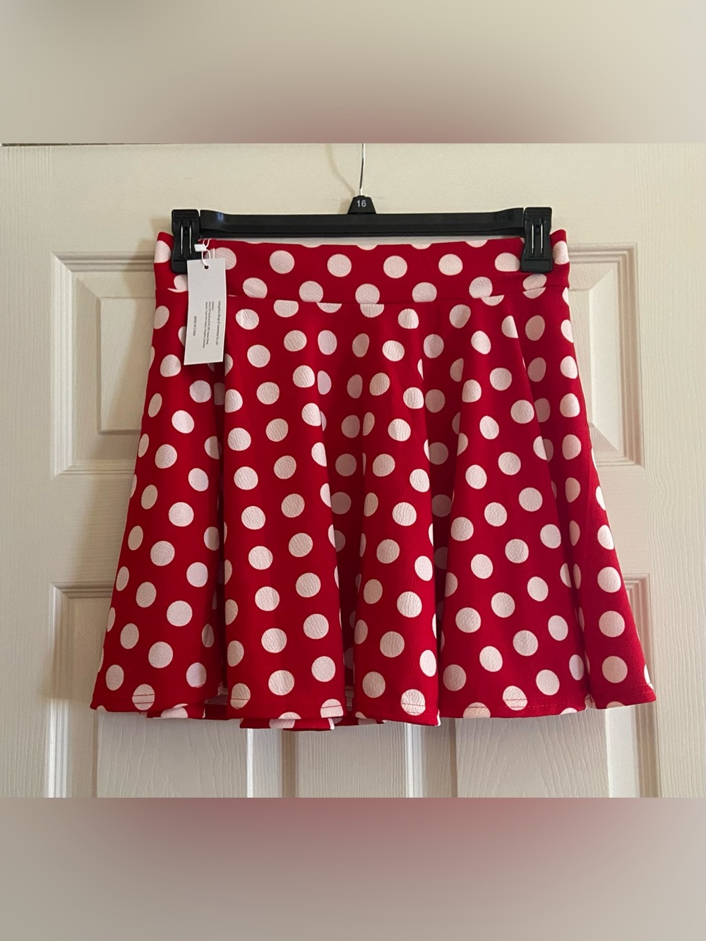 Classic Red Polka Dot Skater Skirt by